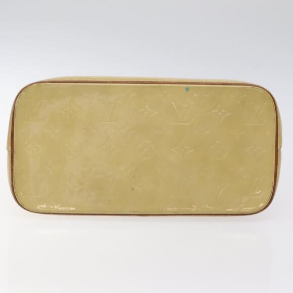 LOUIS VUITTON Monogram Vernis Houston Hand Bag Beige M91004 - Picture 9 of 13